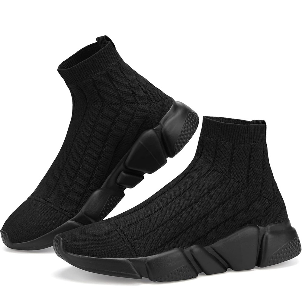 Santiro Mens High Top Sneakers/Tennis /Running Walking /Slip On Shoes